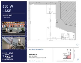 650 W Lake St, Chicago, IL à louer Plan d’étage– Image 1 sur 5