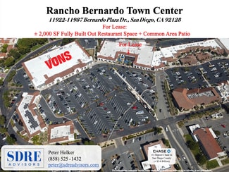 Plus de détails pour 11965-11987 Bernardo Plaza Dr, San Diego, CA - Local commercial à louer