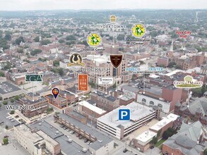 125 N George St, York, PA - Vue aérienne vue de carte