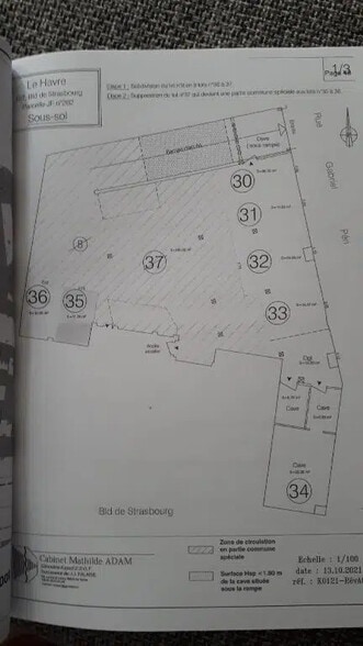 Bureau dans Le Havre à vendre - Plan d’étage – Image 3 sur 3