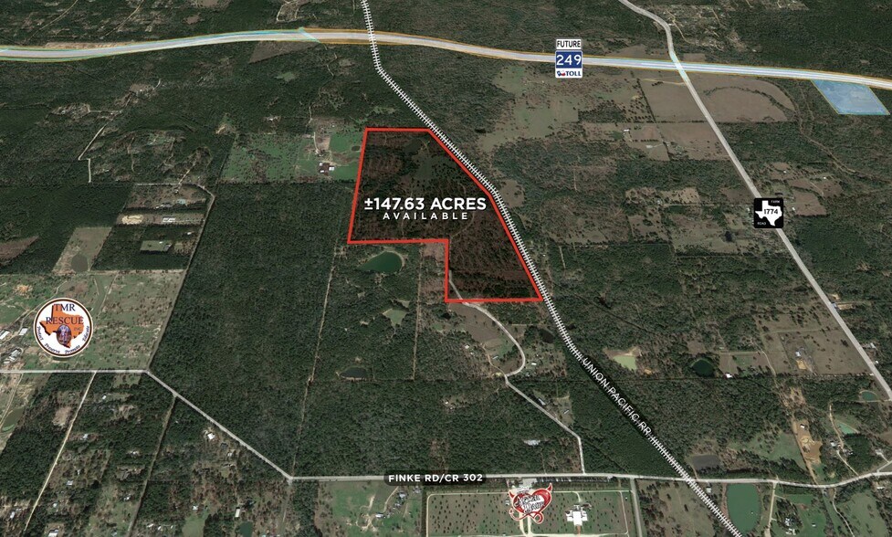 County Road 302 Rd, Plantersville, TX à vendre - Aérien – Image 2 sur 2