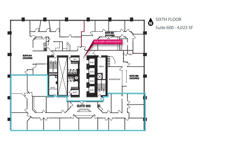 715 5 Av SW, Calgary, AB à louer Plan d’étage– Image 1 sur 1