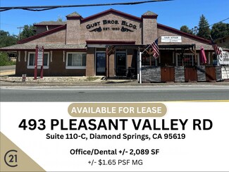 Plus de détails pour 493 Pleasant Valley Rd, Diamond Springs, CA - Bureau à louer