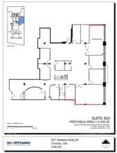 207 Queens Quay W, Toronto, ON à louer Plan d’étage– Image 1 sur 1