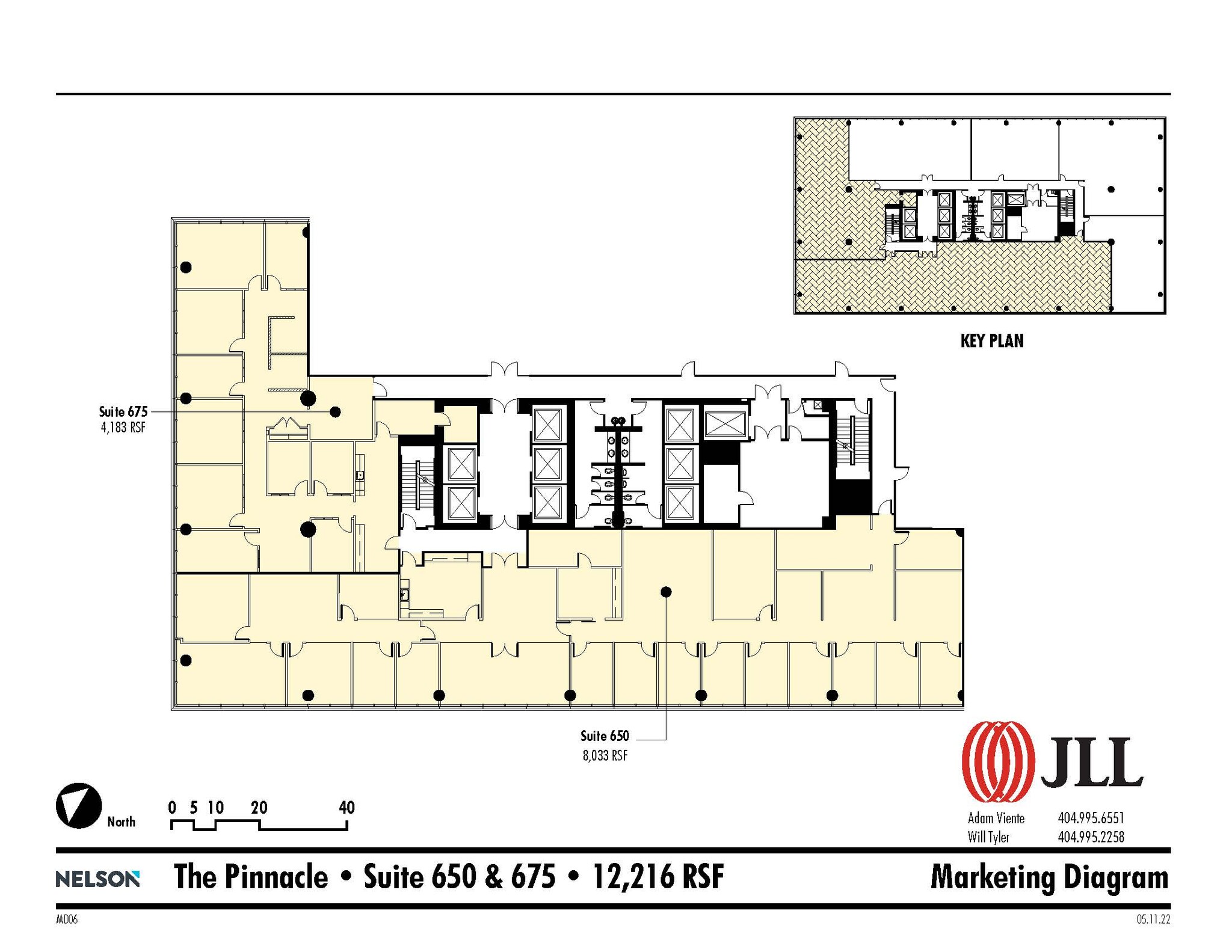 3455 Peachtree Rd NE, Atlanta, GA à louer Plan d’étage– Image 1 sur 2