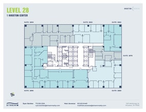 1221 McKinney St, Houston, TX à louer Plan d’étage– Image 1 sur 1