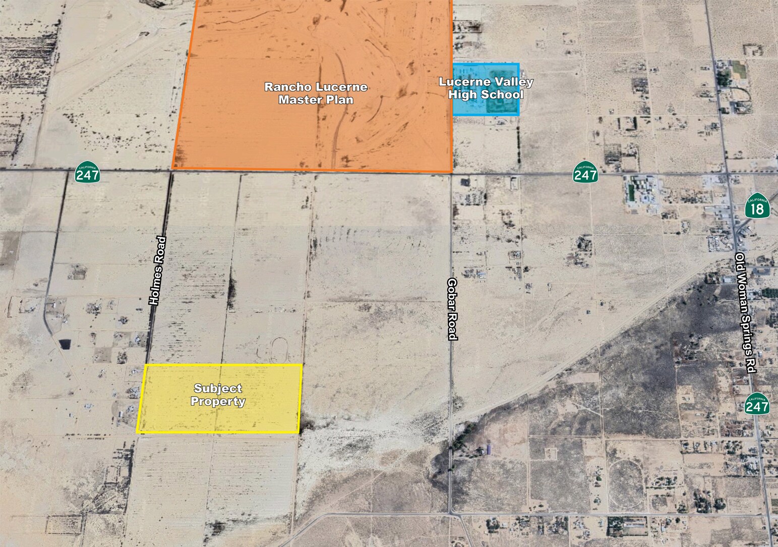 Holmes Road, Lucerne Valley, CA à vendre Photo principale– Image 1 sur 7