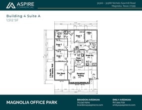 31368 Nichols Sawmill Rd, Magnolia, TX à louer Plan d’étage– Image 1 sur 2