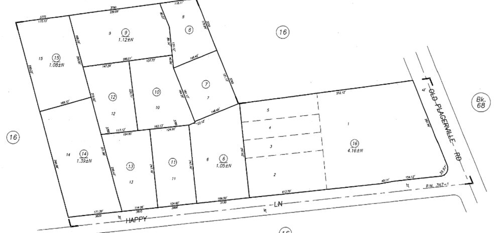 3780 Happy Ln, Sacramento, CA à louer - Plan cadastral – Image 3 sur 3