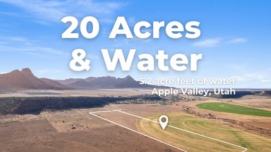AV-1318 N Gooseberry Way, Apple Valley, UT - Vue aérienne vue de carte - Image1