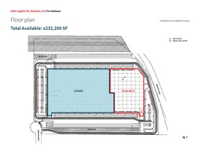 4580 Logistics Dr, Stockton, CA à louer Plan d’étage– Image 1 sur 1