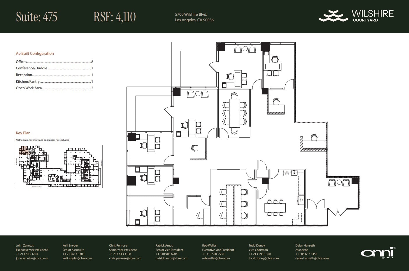 5700 Wilshire Blvd, Los Angeles, CA à louer Plan d’étage– Image 1 sur 1