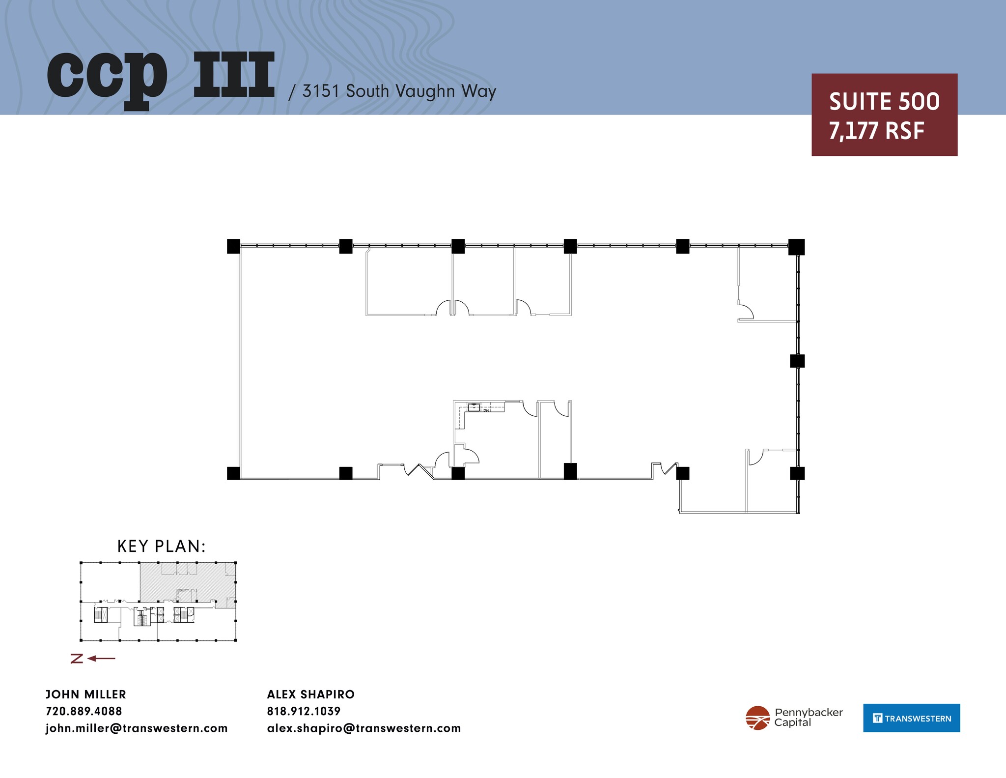 3131 S Vaughn Way, Aurora, CO à louer Plan de site– Image 1 sur 1