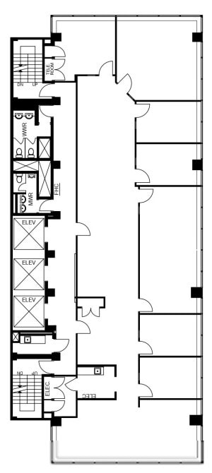 10 King St E, Toronto, ON à louer Plan d’étage– Image 1 sur 1