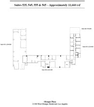 11500 W Olympic Blvd, Los Angeles, CA à louer Plan d’étage– Image 2 sur 2