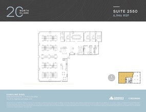 20 N Clark St, Chicago, IL à louer Plan d’étage– Image 1 sur 5