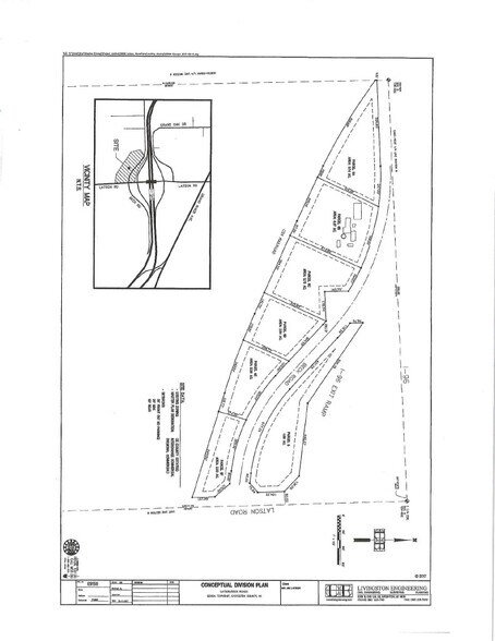 3684 Beck Rd, Howell, MI à vendre - Plan cadastral – Image 2 sur 2