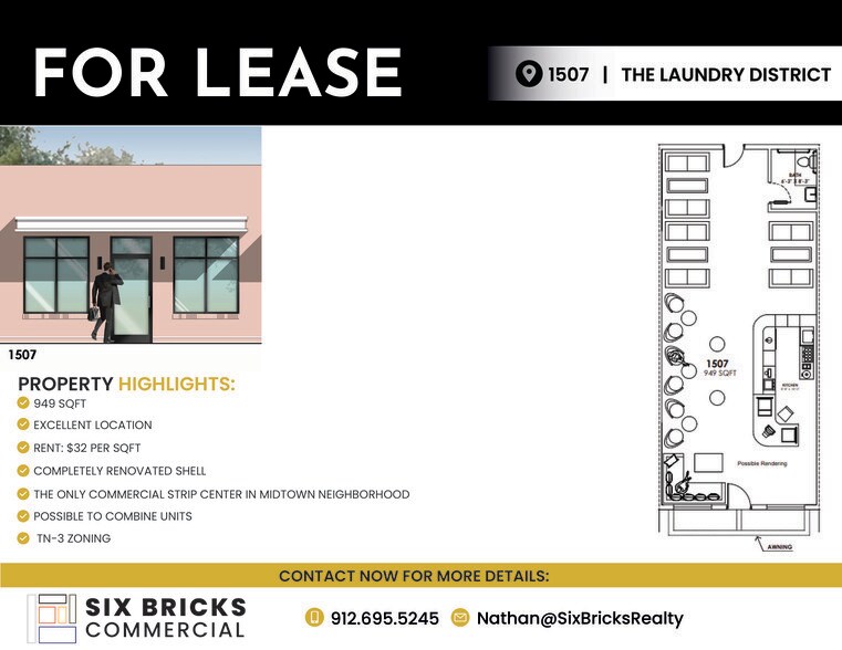 1501-1509 Paulsen St, Savannah, GA à louer - Photo de l’immeuble – Image 3 sur 7