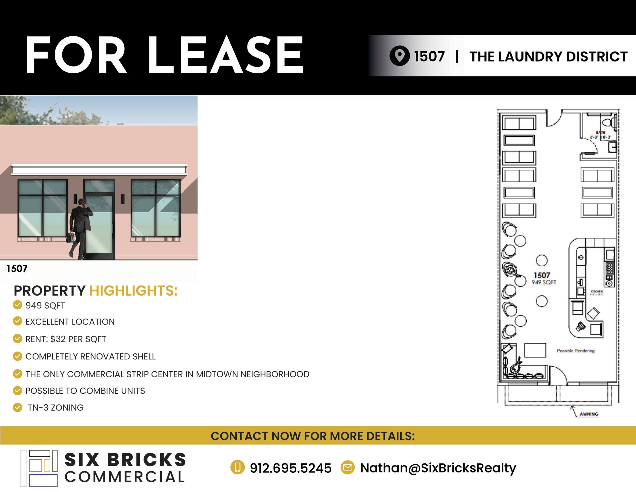 1501-1509 Paulsen St, Savannah, GA à louer Photo de l’immeuble– Image 1 sur 1