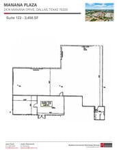 2474 Manana Dr, Dallas, TX à louer Plan d’étage– Image 1 sur 1
