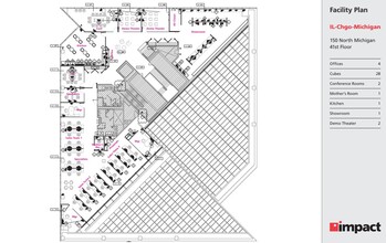 150 N Michigan Ave, Chicago, IL à louer Plan d’étage– Image 1 sur 1