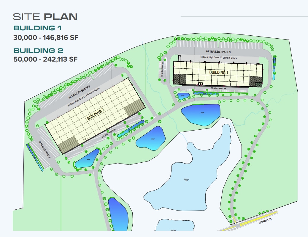 873 Highway 29 S, Newnan, GA à louer Plan de site– Image 1 sur 1