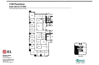 1100 Peachtree St Ne, Atlanta, GA à louer Plan d’étage– Image 1 sur 1