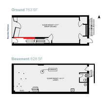 1577-1579 Bayview Ave, Toronto, ON à louer Plan d’étage– Image 1 sur 7