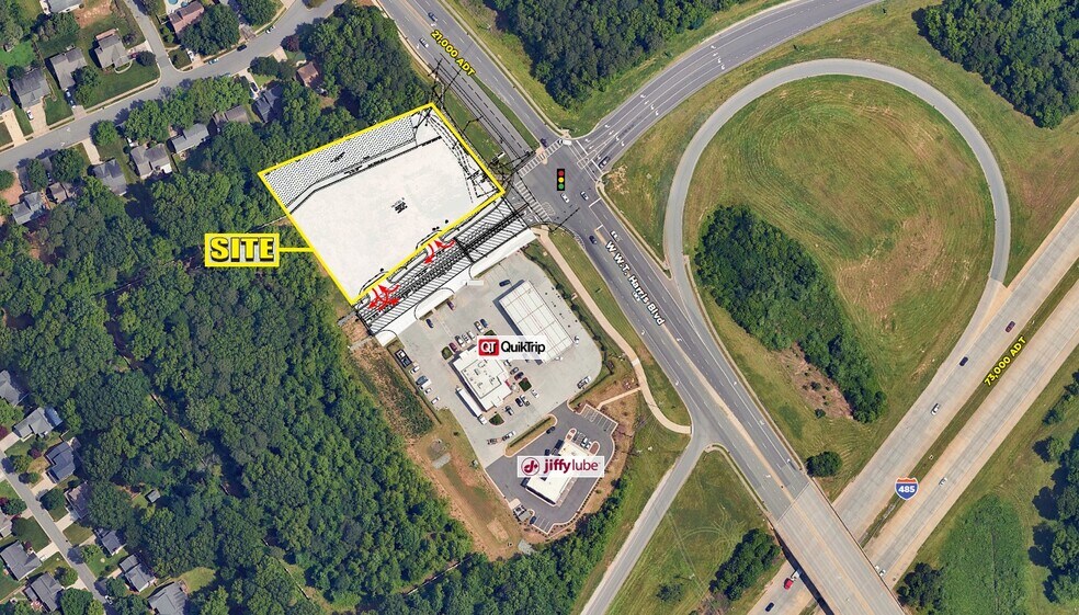 8345 W.T.Harris Blvd, Charlotte, NC à vendre - Aérien – Image 2 sur 4