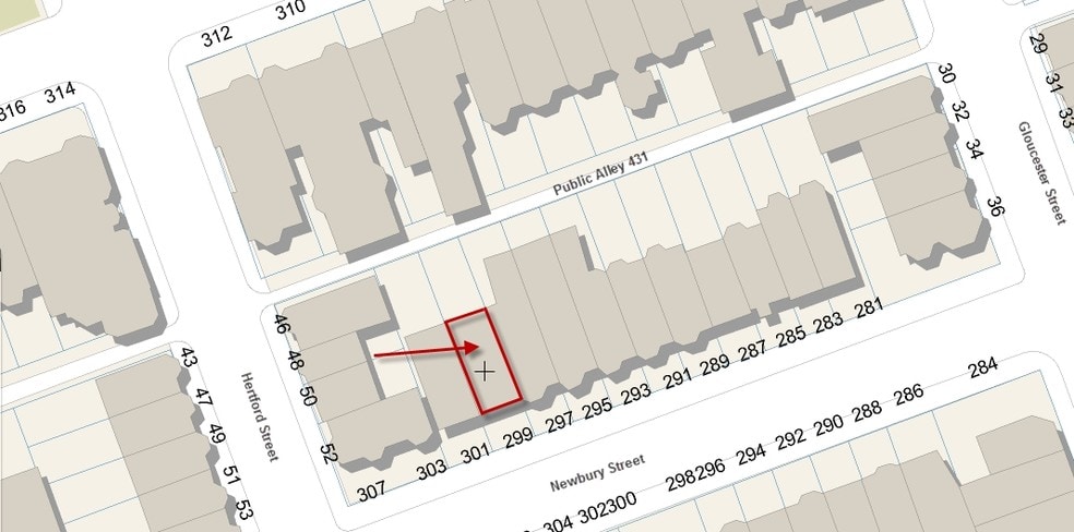 299 Newbury St, Boston, MA à louer - Plan cadastral – Image 2 sur 14