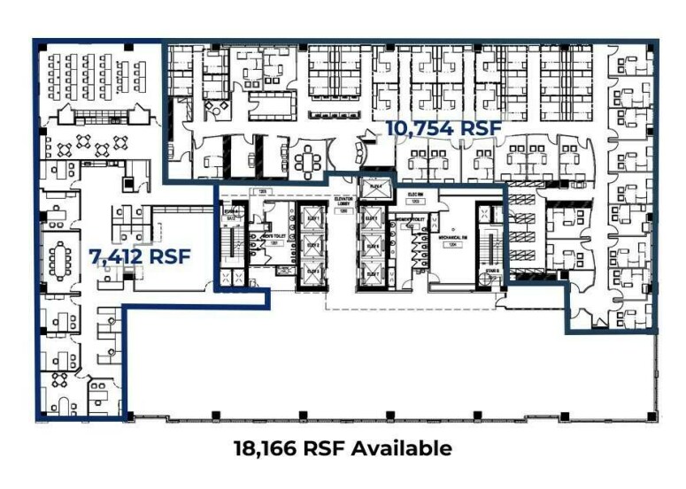 440 Monticello Ave, Norfolk, VA à louer Plan d’étage– Image 1 sur 1
