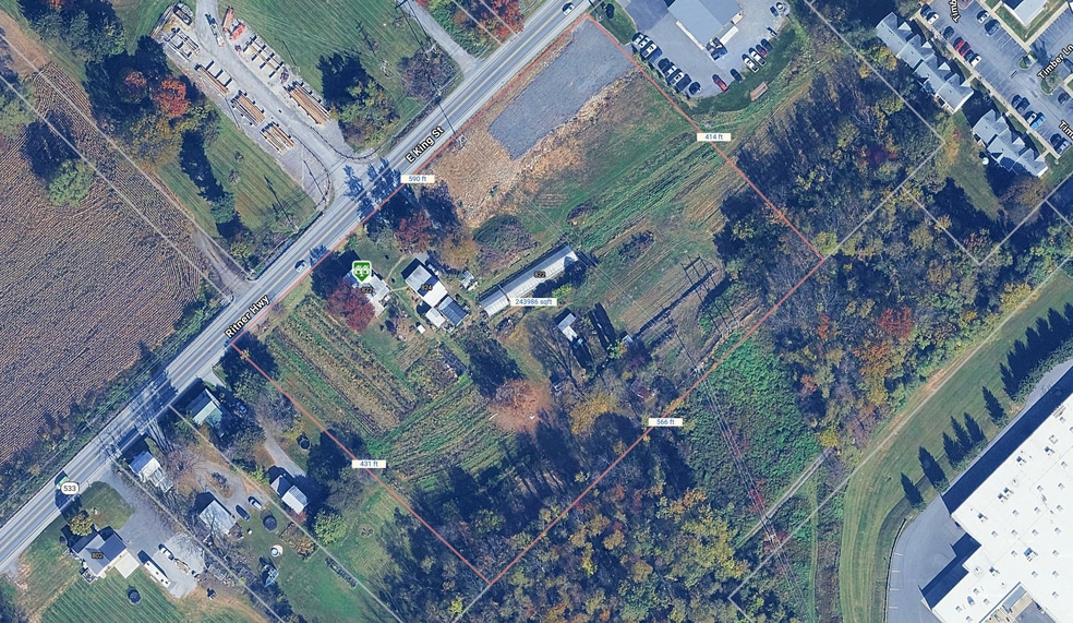 822 Ritner Hwy, Shippensburg, PA à vendre - Aérien – Image 1 sur 13