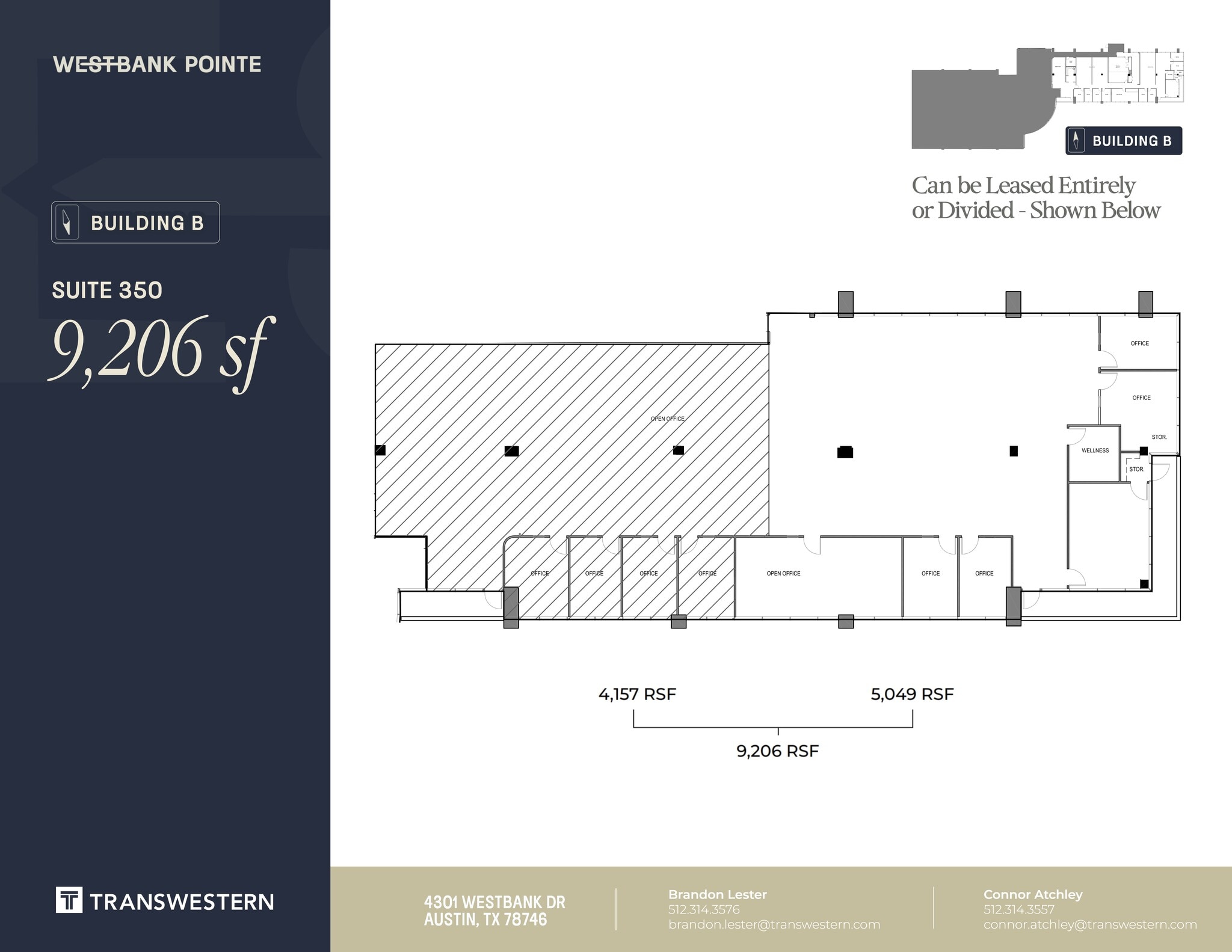 4301 Westbank Dr, Austin, TX à louer Plan de site– Image 1 sur 1