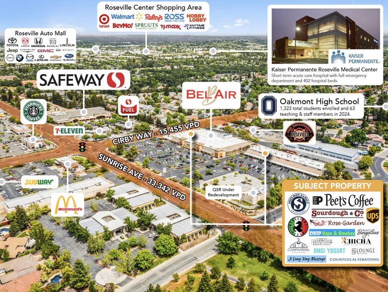 1079 Sunrise Ave, Roseville, CA à vendre - Photo de l’immeuble – Image 3 sur 29