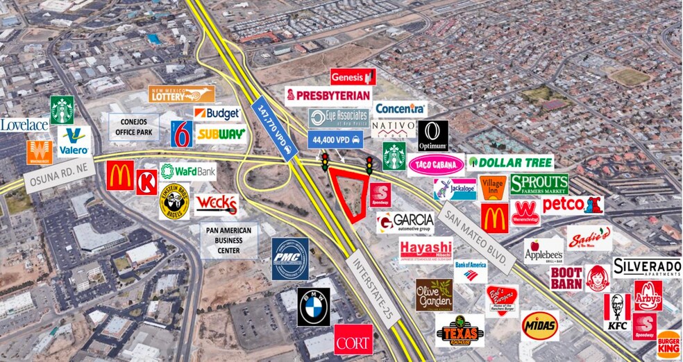 SEC San Mateo & I-25 Blvd, Albuquerque, NM à louer - Photo de l’immeuble – Image 2 sur 6