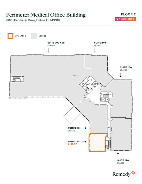 6670 Perimeter Dr, Dublin, OH à louer - Plan d’étage – Image 2 sur 2