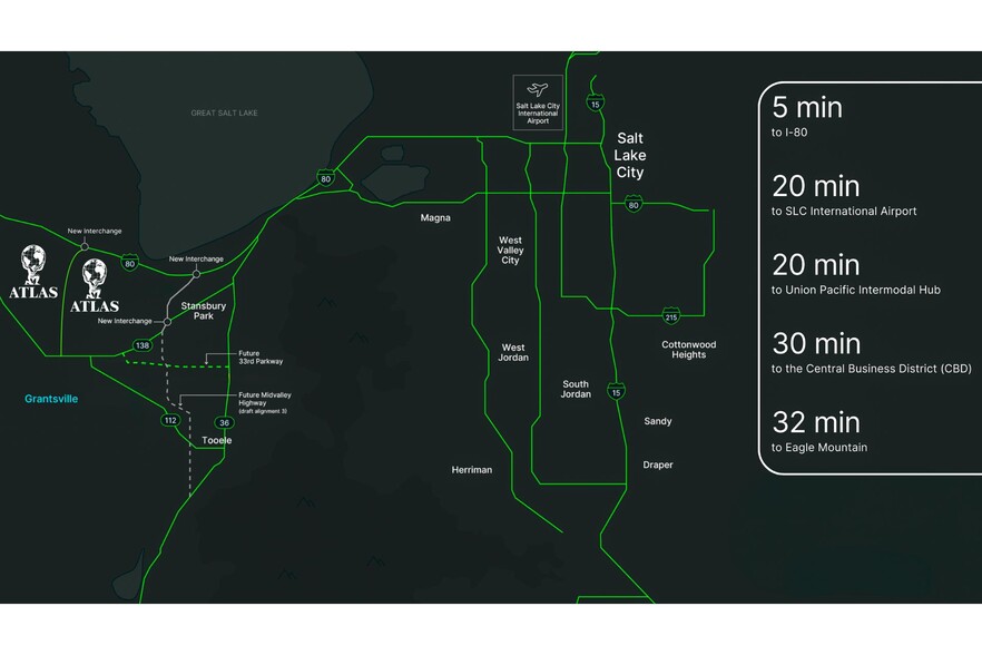 1100 West Cortland Road, Grantsville, UT à vendre - Aérien – Image 3 sur 6