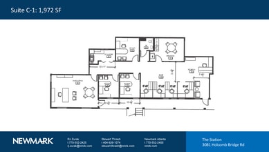 3081 Holcomb Bridge Rd, Norcross, GA à louer Plan d’étage– Image 1 sur 1