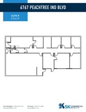 6767 Peachtree Industrial Blvd, Peachtree Corners, GA à louer Plan de site– Image 2 sur 2