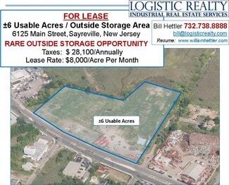 Plus de détails pour 6125 Main St, Sayreville, NJ - Terrain à vendre