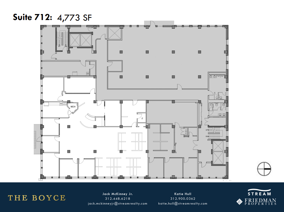 500 N Dearborn St, Chicago, IL à louer Plan d’étage– Image 1 sur 6