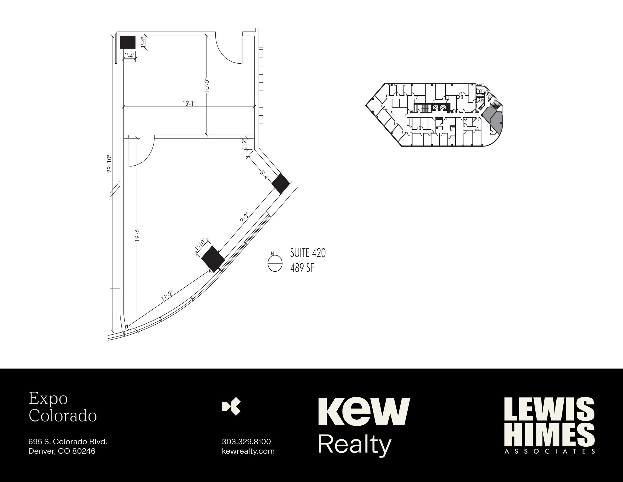 695 S Colorado Blvd, Denver, CO à louer Plan de site– Image 1 sur 1