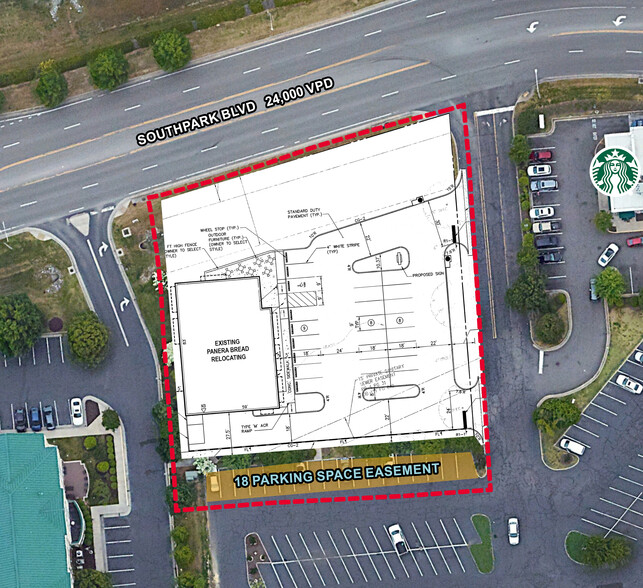 796 Southpark Blvd, Colonial Heights, VA à louer - Plan de site – Image 2 sur 2