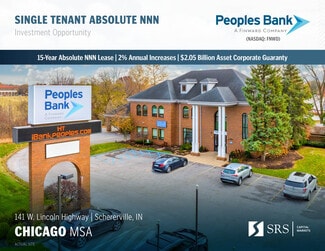 Plus de détails pour 141 W Lincoln Hwy, Schererville, IN - Local commercial à vendre