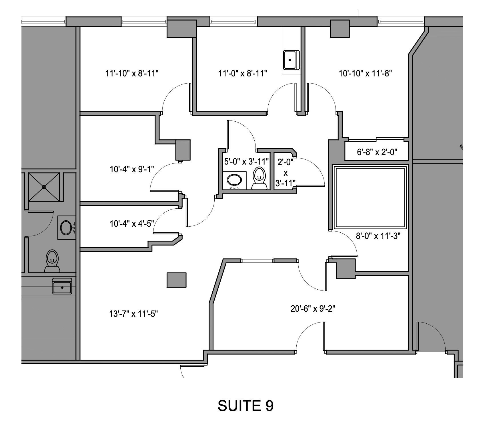 140 Prospect Ave, Hackensack, NJ à louer Plan d’étage– Image 1 sur 1