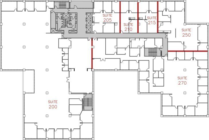 9191 Towne Centre Dr, San Diego, CA à louer Plan d’étage– Image 1 sur 14