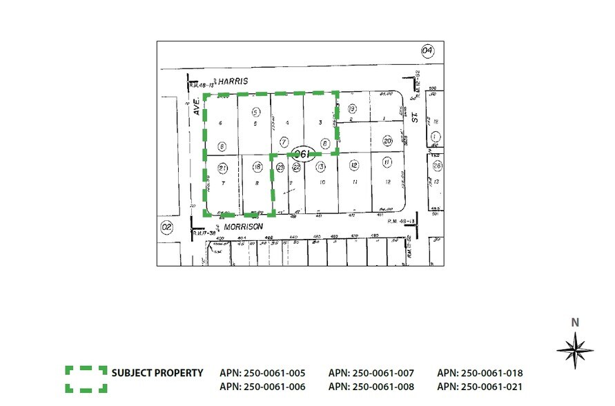 400 Harris Ave, Sacramento, CA à vendre - Plan cadastral – Image 3 sur 8