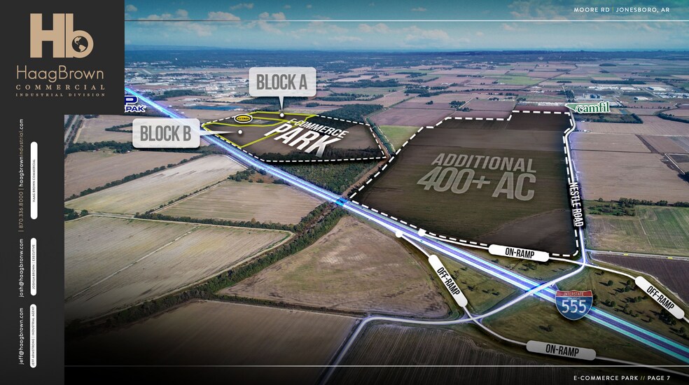 3702 Moore Rd, Jonesboro, AR à vendre - Aérien – Image 2 sur 5