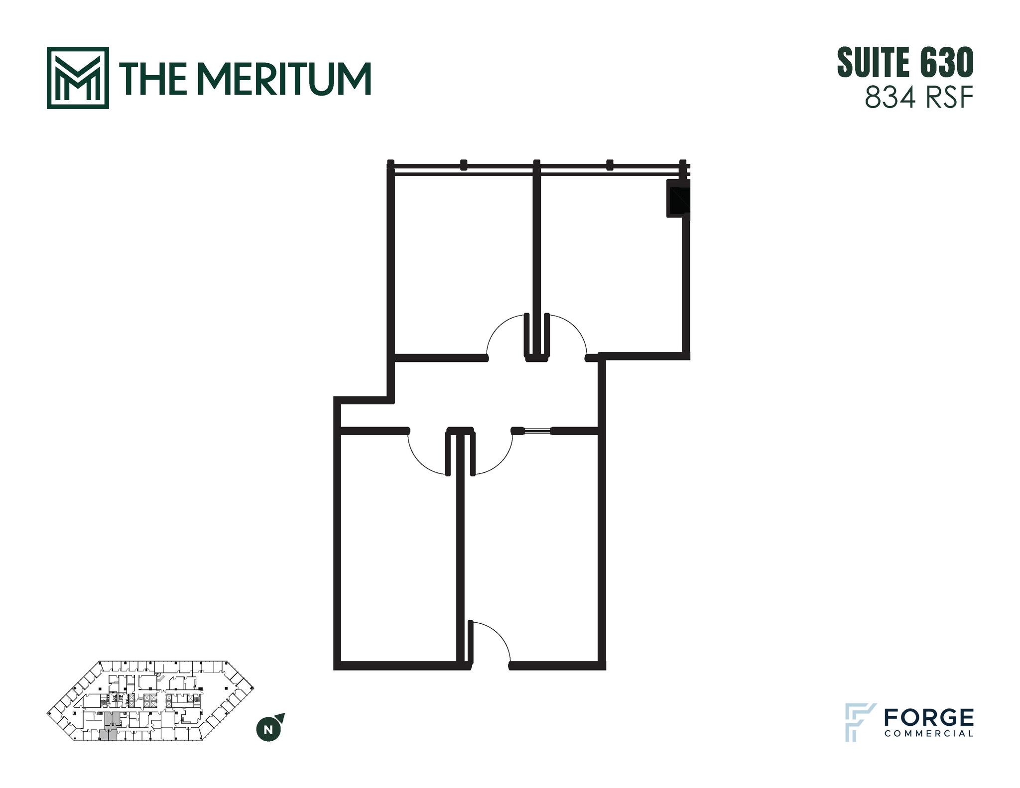 12221 Merit Dr, Dallas, TX à louer Plan d’étage– Image 1 sur 1