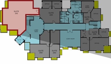4 Main St, Los Altos, CA à louer Plan d’étage– Image 2 sur 4